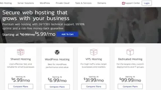 InMotion Hosting screenshot
