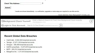 Inoitsu – Email Address Breach Analysis screenshot