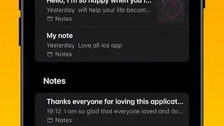 iNote screenshot
