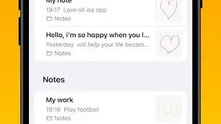 iNote screenshot