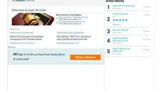 Insider Pages screenshot