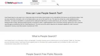Insta People Search screenshot