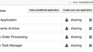 InstaDB screenshot