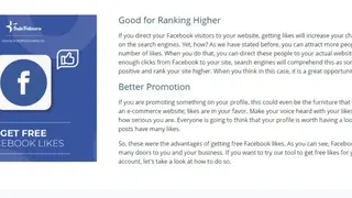 InstaFollowers Free Facebook Likes screenshot