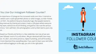 InstaFollowers Instagram Follower Count screenshot