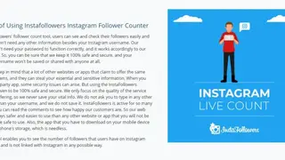 InstaFollowers Instagram Follower Count screenshot