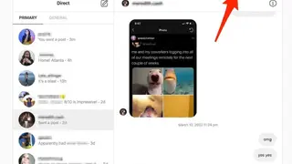 Instagram Direct screenshot