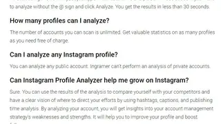 Instagram Followers Analyzer screenshot