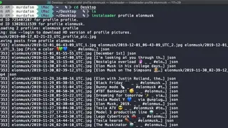 Instaloader screenshot