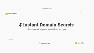 Instant Domain Search screenshot
