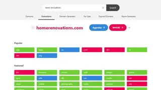 Instant Domain Search screenshot