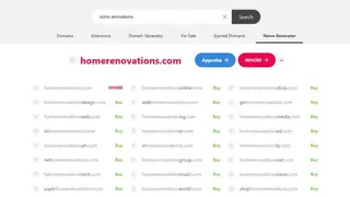 Instant Domain Search Expired Domains screenshot