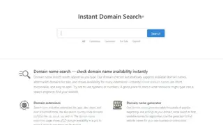 Instant Domain Search Expired Domains screenshot