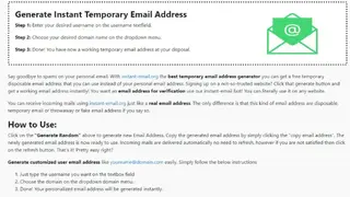Instant Email screenshot