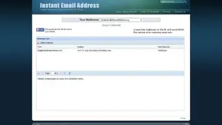 Instant Email Address screenshot