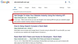 Instant Indexing for Google screenshot