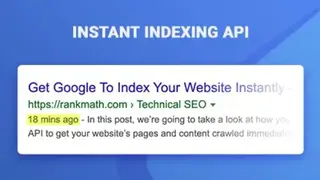 Instant Indexing for Google screenshot