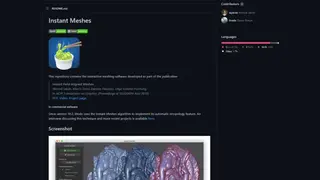 Instant Meshes screenshot