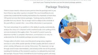 InstantParcels screenshot