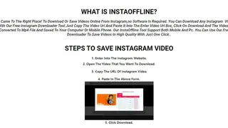 InstaOffline screenshot