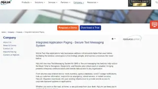 Integrated Application Paging screenshot