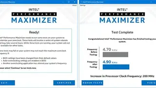 Intel Performance Maximizer screenshot