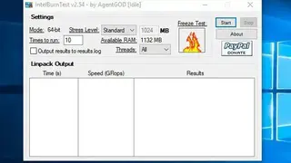 IntelBurnTest screenshot
