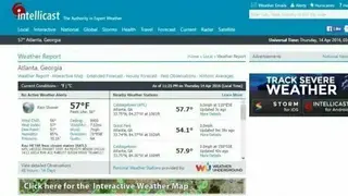 Intellicast screenshot