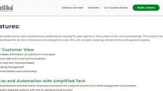 Intellika Real estate CRM screenshot