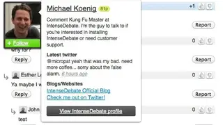 IntenseDebate screenshot