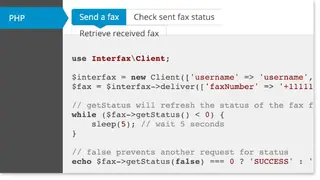 InterFAX screenshot