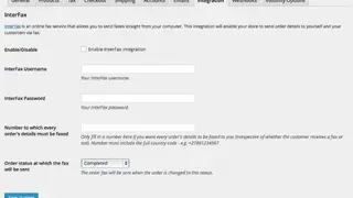 InterFAX screenshot