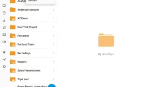 Intermedia SecuriSync screenshot