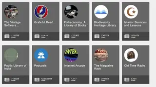 Internet Archive screenshot