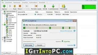 Internet Download Accelerator screenshot