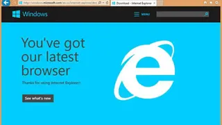 Internet Explorer screenshot