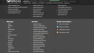 Internet Marketing Ninjas screenshot