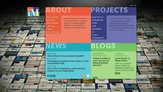 Internet Memory Foundation screenshot