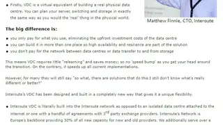 Interoute Virtual Data Centre screenshot