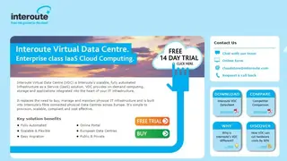 Interoute Virtual Data Centre screenshot