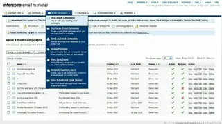 Interspire Email Marketer screenshot