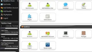 InterWorx screenshot