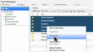 Intralinks Virtual Data Room screenshot