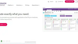 Intuit QuickBase screenshot