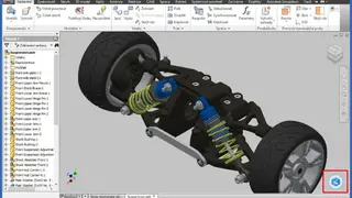 Inventor CAD screenshot