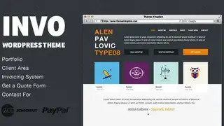Invo – WP Business Theme with Invoice System screenshot