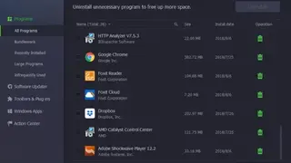 IObit Uninstaller screenshot
