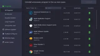 IObit Uninstaller screenshot