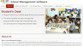 iolite School Management System screenshot