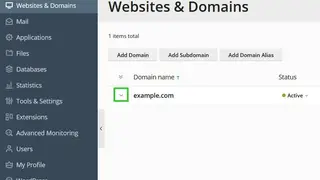 Ionos SSL Certificate screenshot